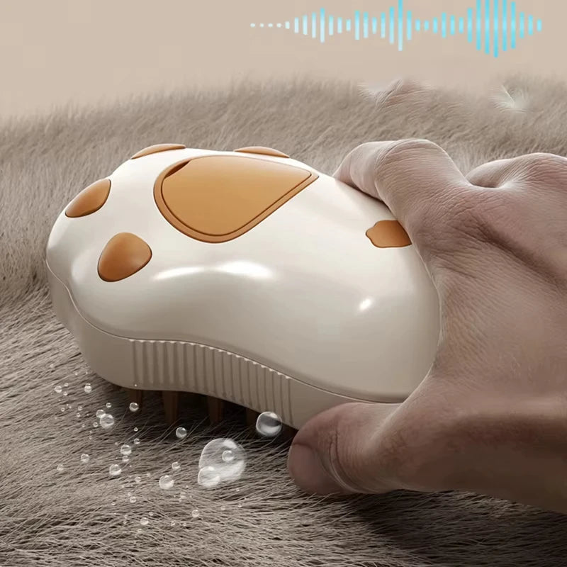 3-in-1 pet grooming brush for gentle grooming