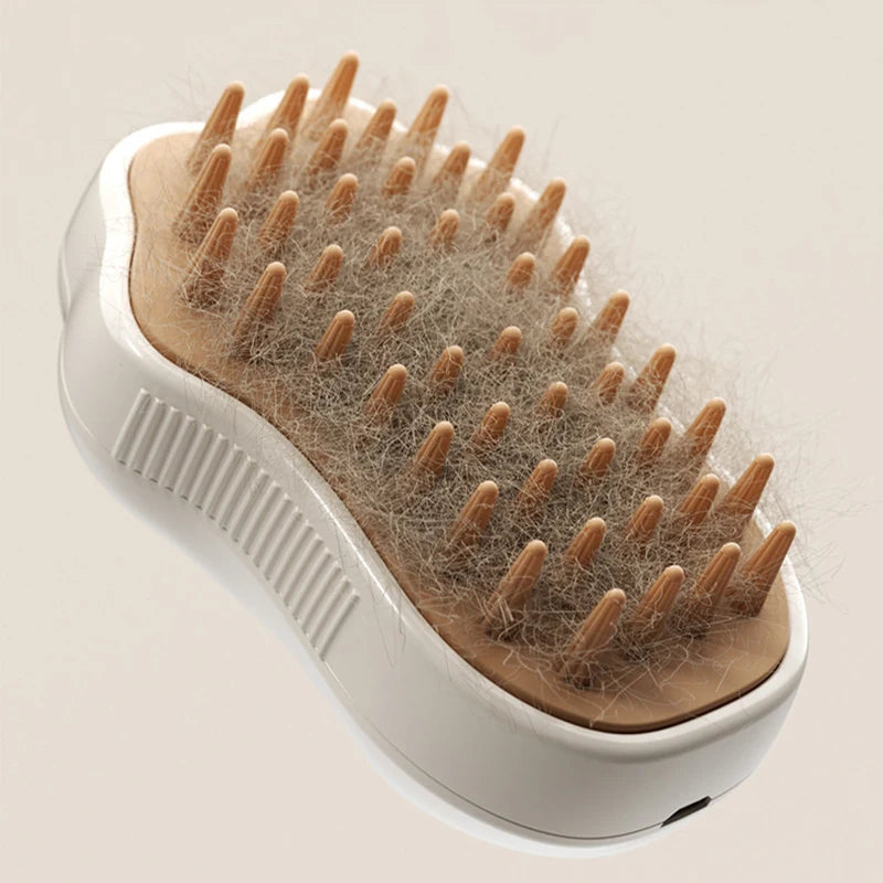 pet grooming brush bristle detail